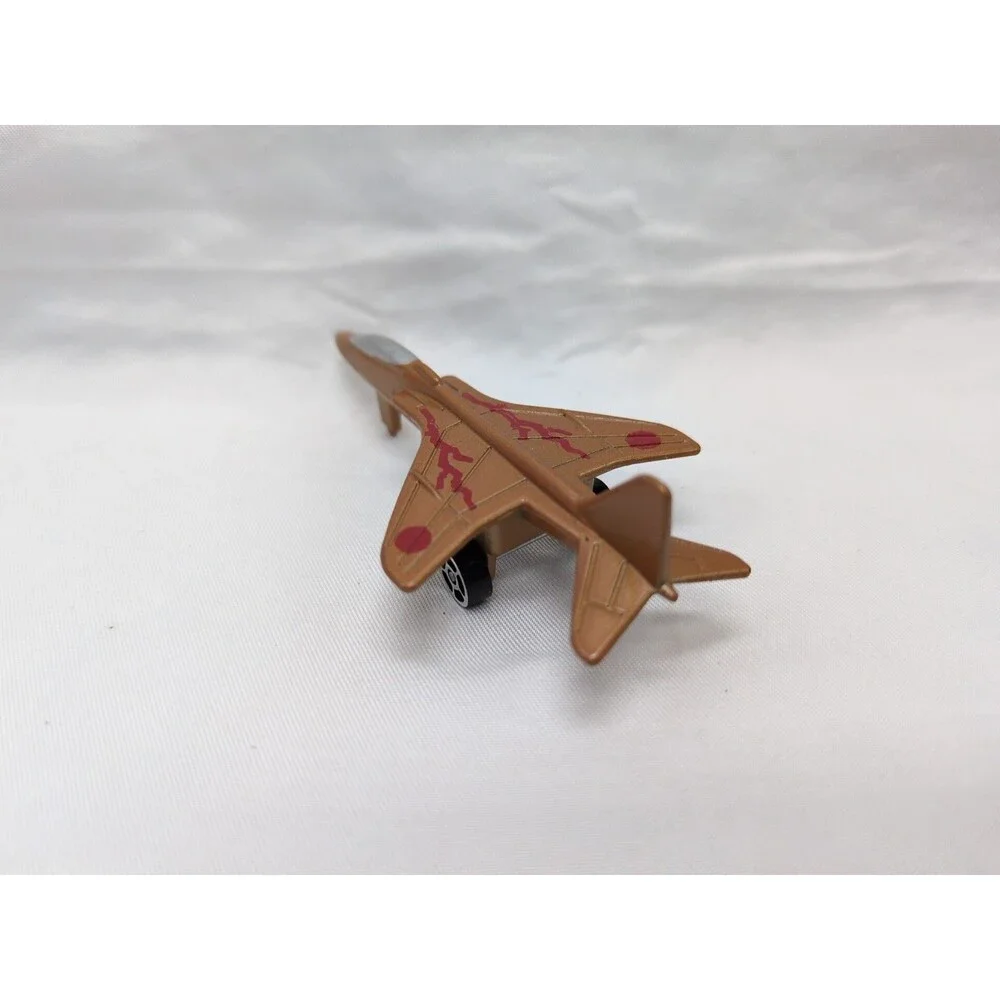 Vintage Green Military Fighter Jet Toy 3